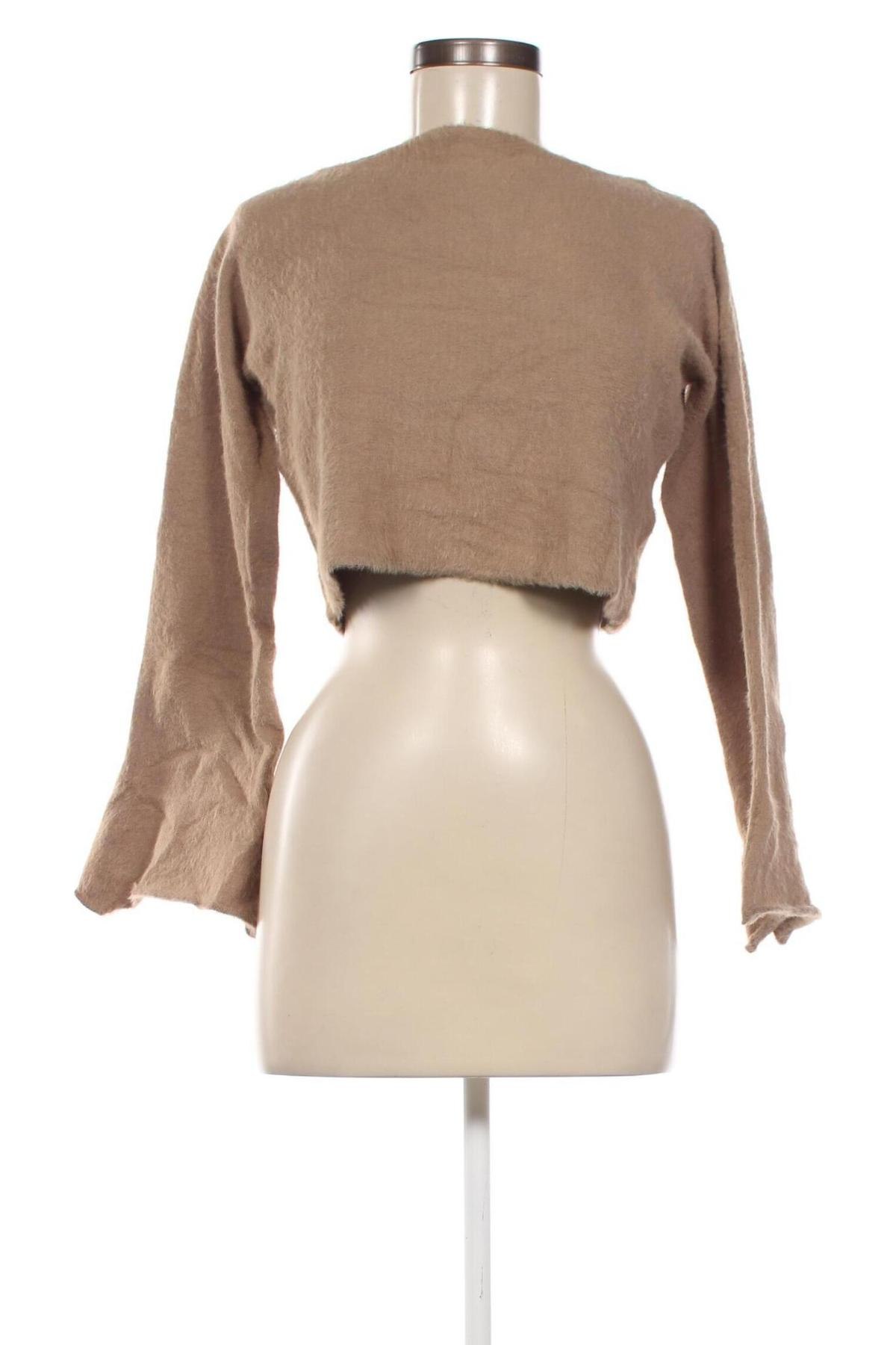 Damenpullover Zara, Größe S, Farbe Beige, Preis 5,57 €