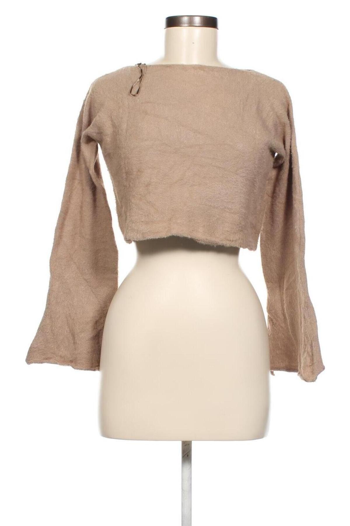 Damenpullover Zara, Größe S, Farbe Beige, Preis 5,43 €