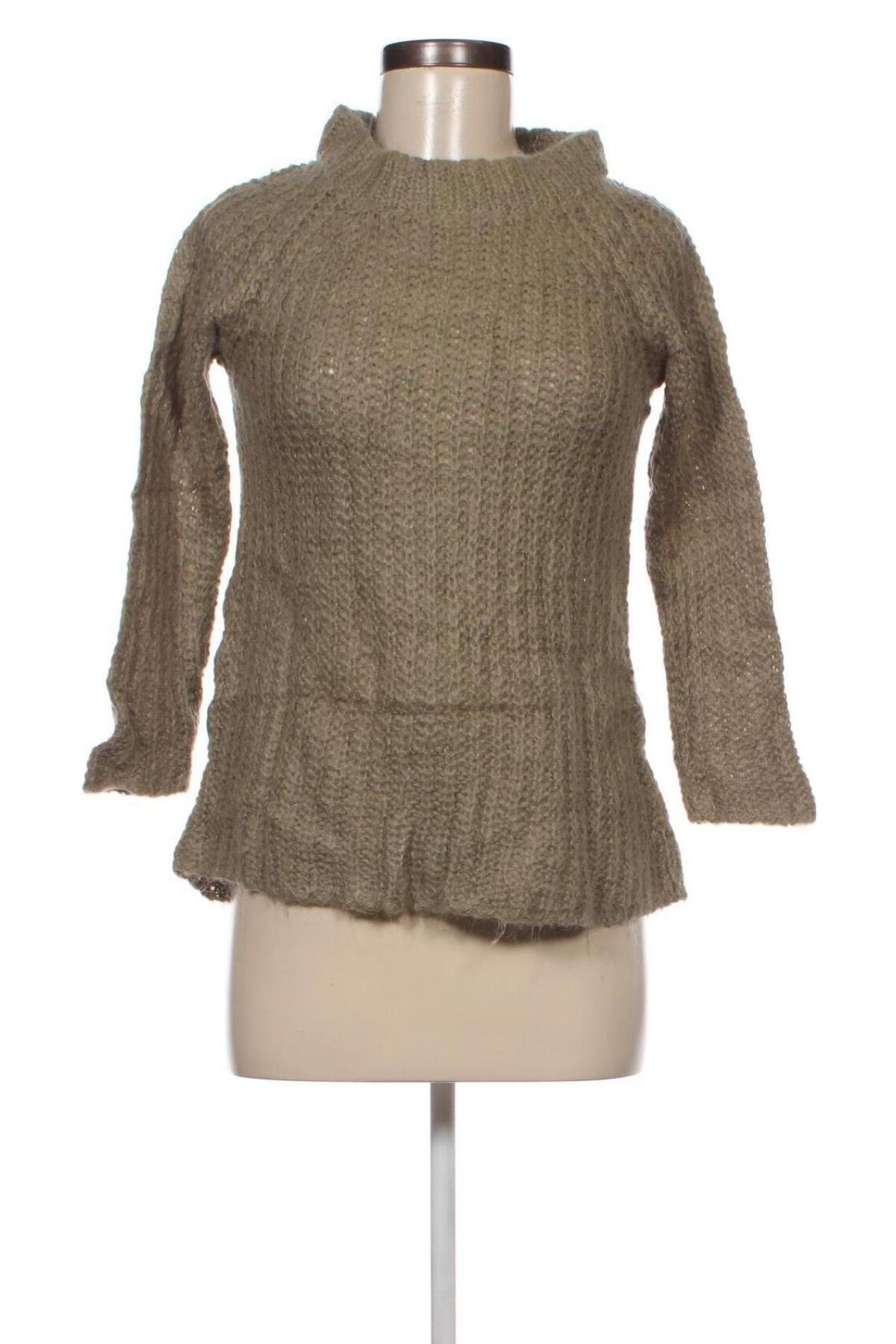 Γυναικείο πουλόβερ Zara Knitwear, Μέγεθος S, Χρώμα Πράσινο, Τιμή 3,09 €
