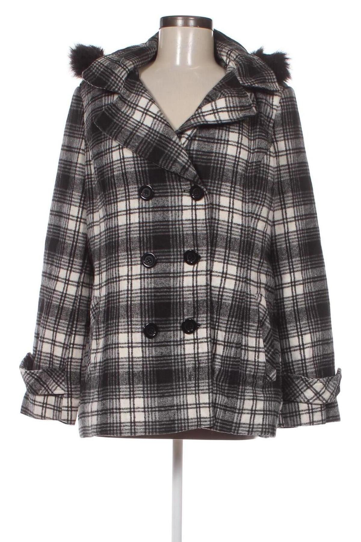 Γυναικείο παλτό Attention, Μέγεθος L, Χρώμα Πολύχρωμο, Τιμή 19,86 €