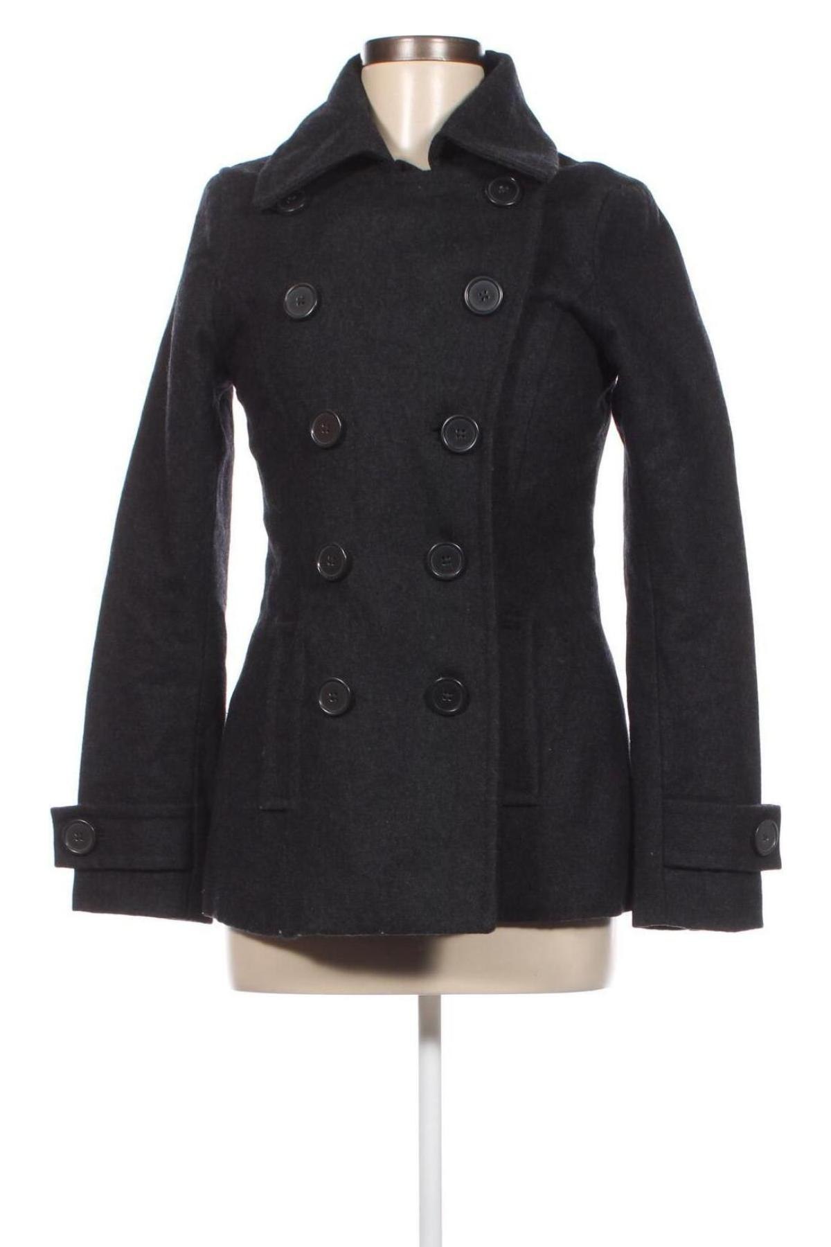 Γυναικείο παλτό H&M L.O.G.G., Μέγεθος S, Χρώμα Μπλέ, Τιμή 19,86 €
