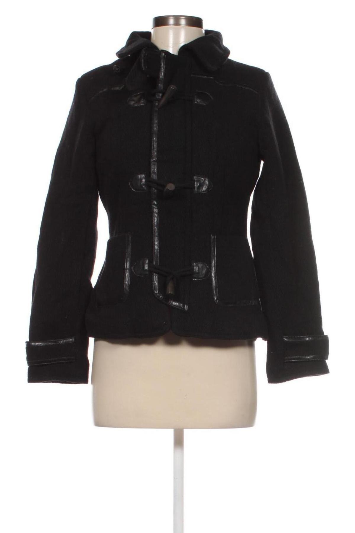 Γυναικείο παλτό Kaporal, Μέγεθος S, Χρώμα Μαύρο, Τιμή 11,26 €