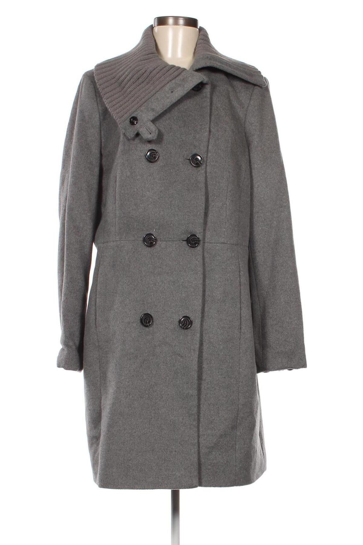Дамско палто Laura Clement, Размер XL, Цвят Сив, Цена 53,50 лв.