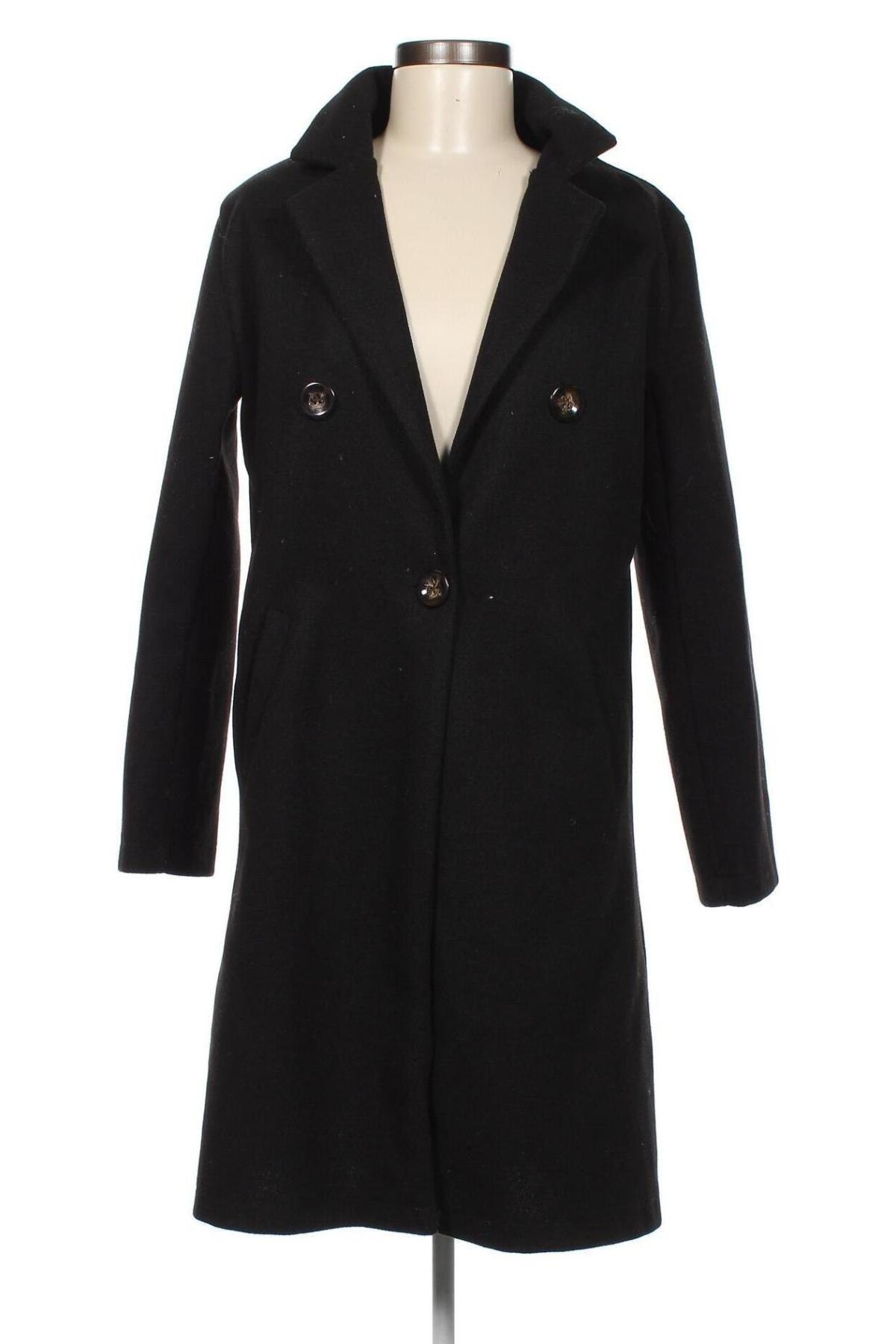 Palton de femei Poco Loco, Mărime L, Culoare Negru, Preț 51,81 Lei