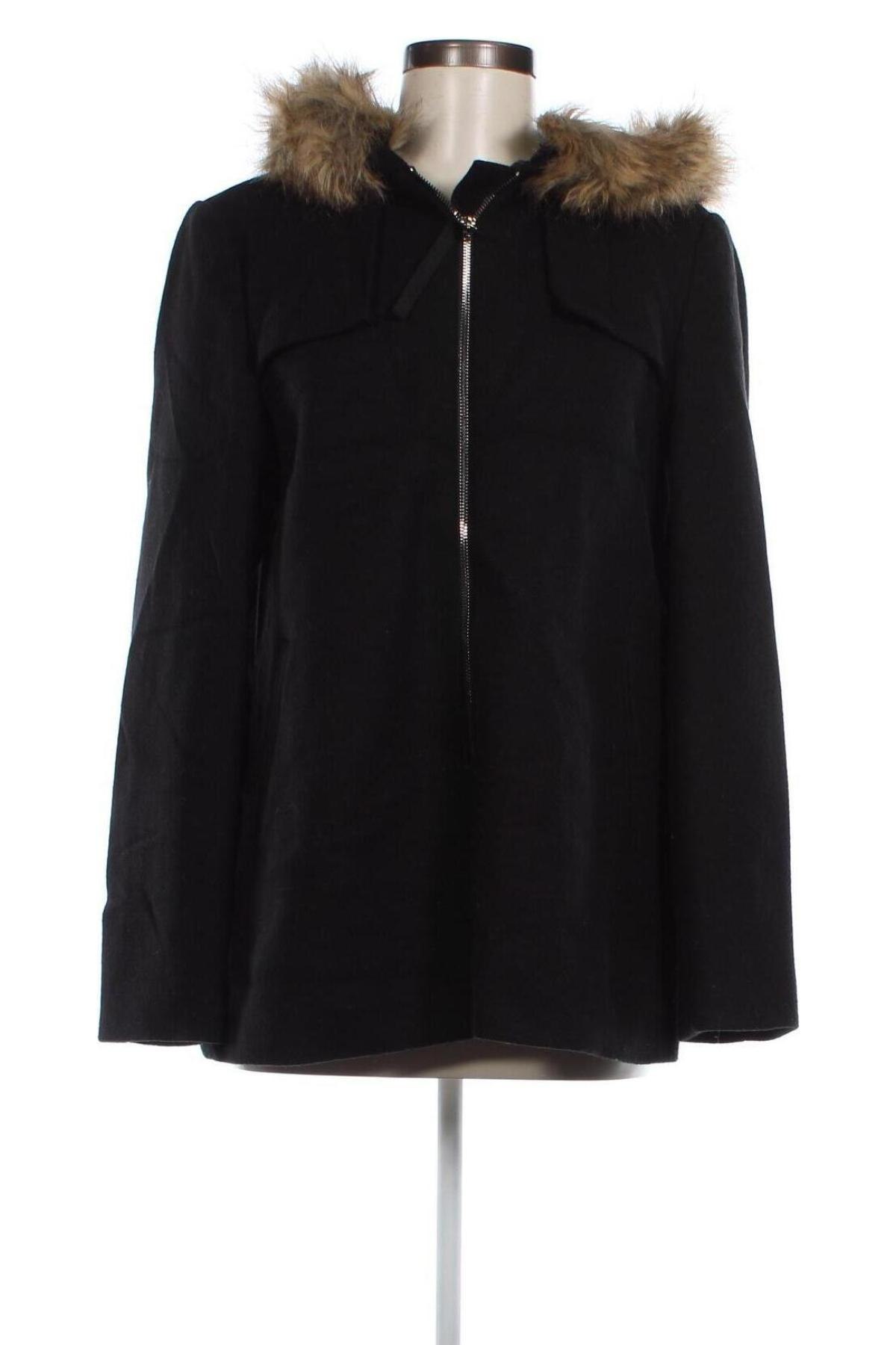 Γυναικείο παλτό Springfield, Μέγεθος M, Χρώμα Μαύρο, Τιμή 25,99 €