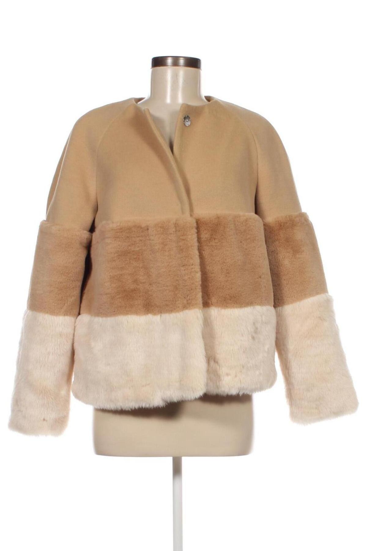 Damenmantel Stradivarius, Größe M, Farbe Beige, Preis 48,49 €