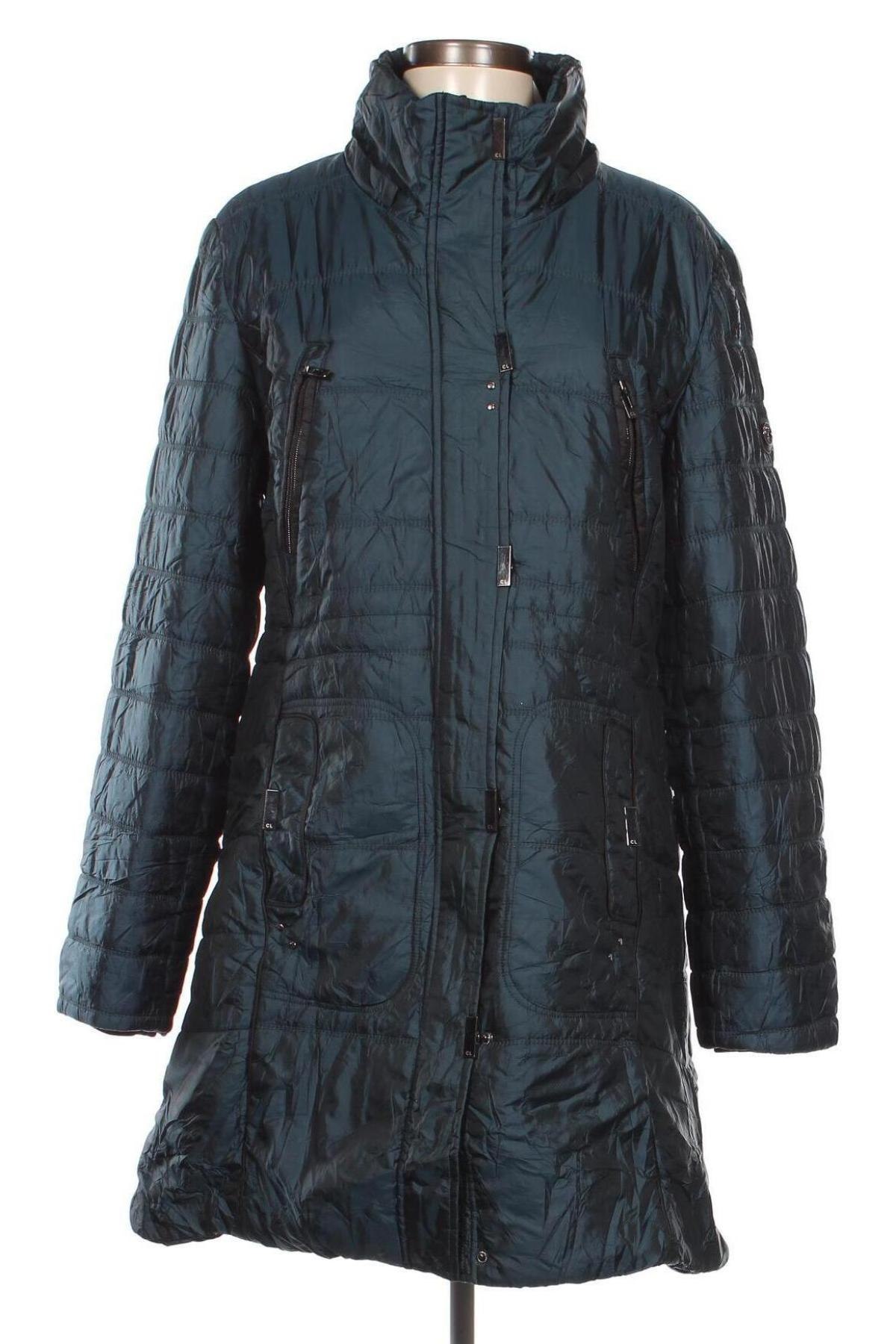 Γυναικείο μπουφάν Christine Laure, Μέγεθος M, Χρώμα Μπλέ, Τιμή 15,40 €