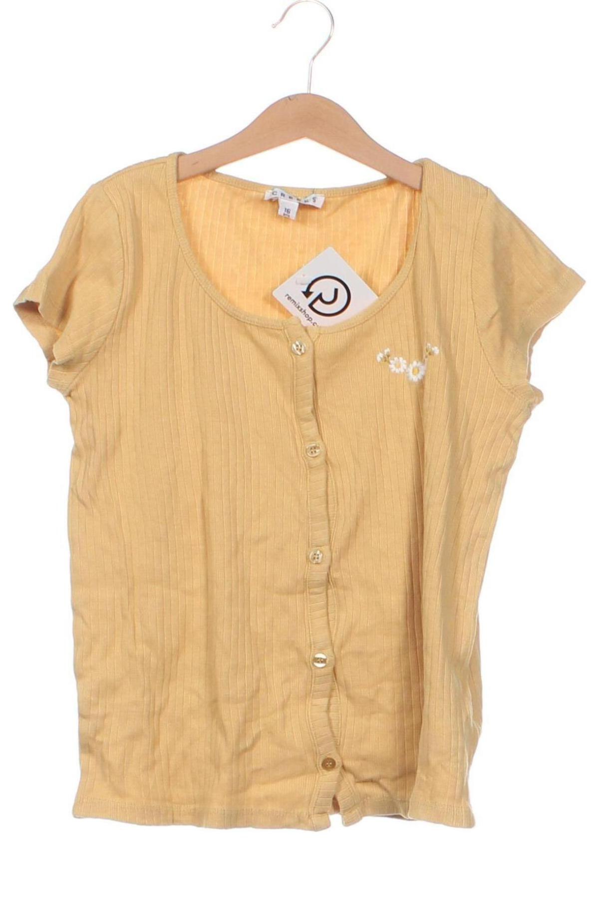 Παιδική μπλούζα Creeks, Μέγεθος 14-15y/ 168-170 εκ., Χρώμα Κίτρινο, Τιμή 3,42 €