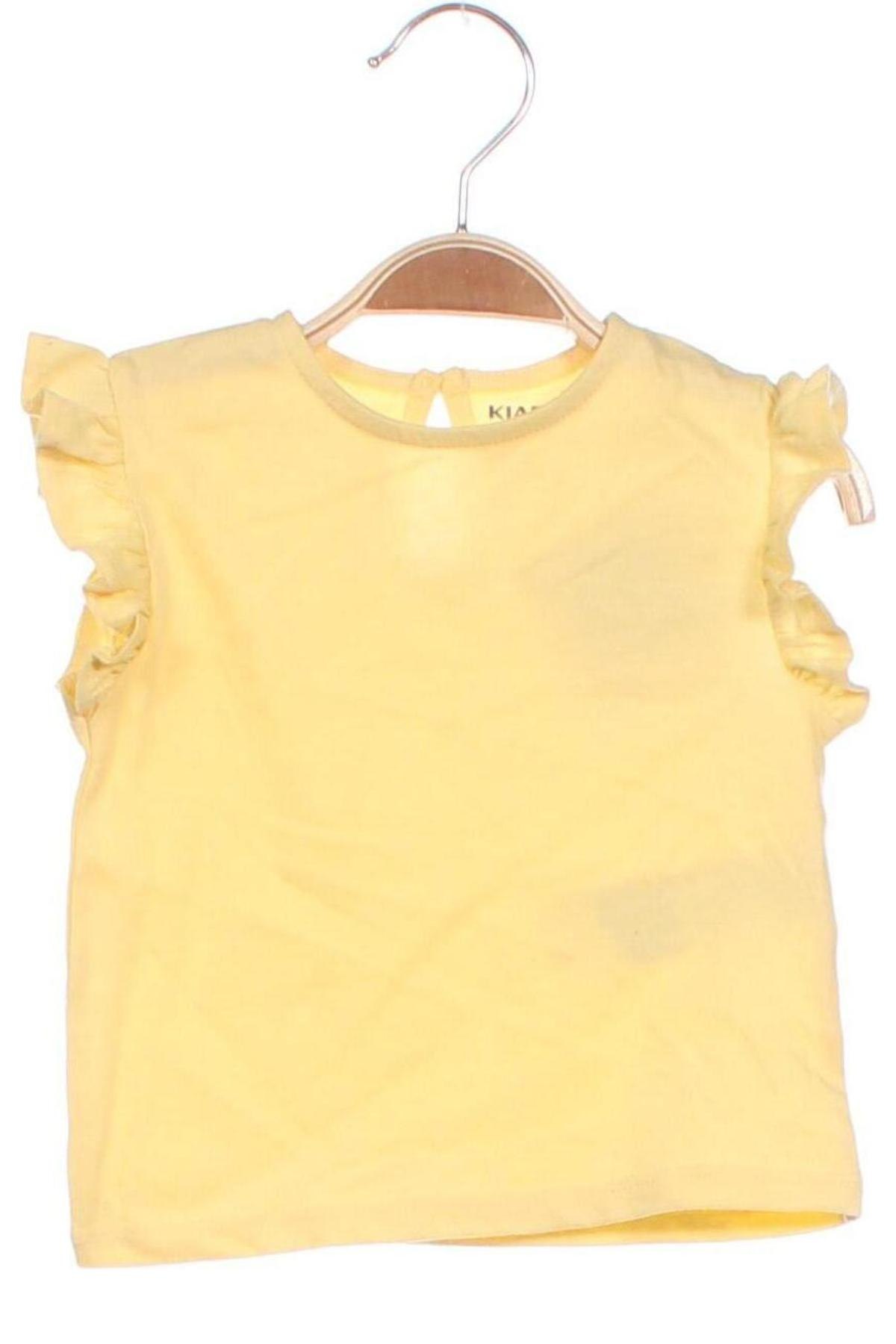 Kinder Shirt Kiabi, Größe 3-6m/ 62-68 cm, Farbe Gelb, Preis 4,04 €