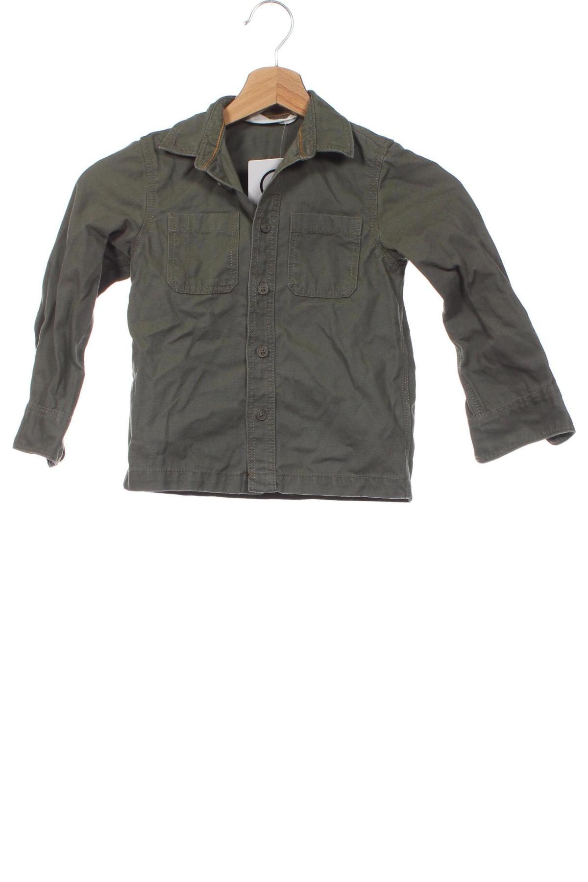 Παιδικό πουκάμισο H&M, Μέγεθος 4-5y/ 110-116 εκ., Χρώμα Πράσινο, Τιμή 1,60 €