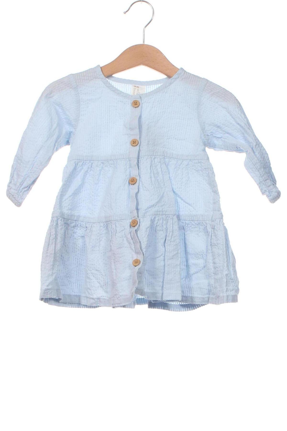 Dětské šaty  H&M, Velikost 6-9m/ 68-74 cm, Barva Modrá, Cena  102,00 Kč