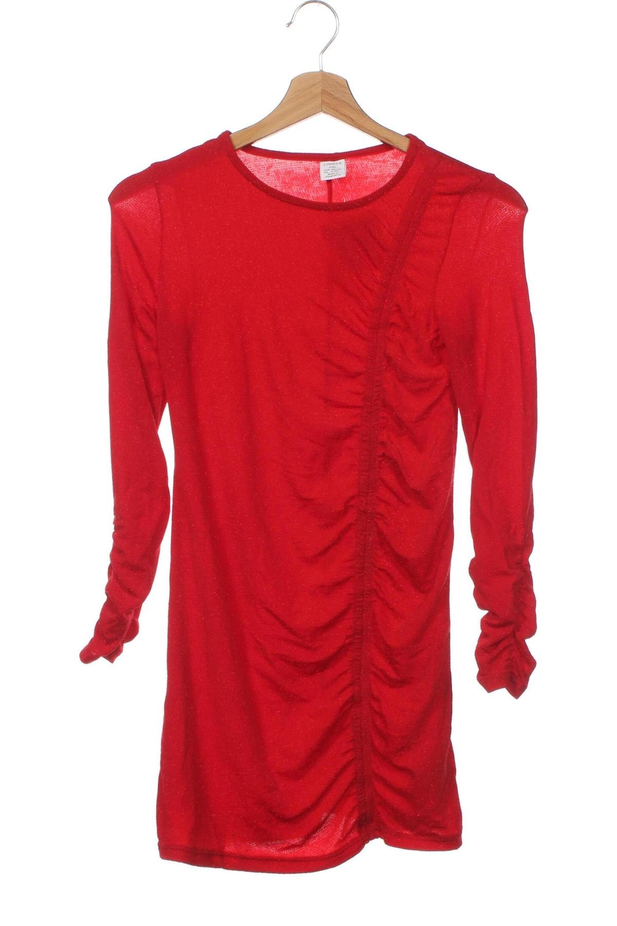 Dziecięca sukienka Lindex, Rozmiar 8-9y/ 134-140 cm, Kolor Czerwony, Cena 67,17 zł