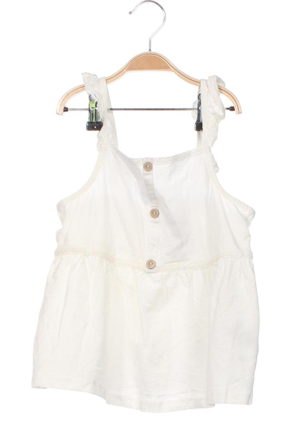 Μπλουζάκι αμάνικο παιδικό Kiabi, Μέγεθος 13-14y/ 164-168 εκ., Χρώμα Λευκό, Τιμή 4,45 €