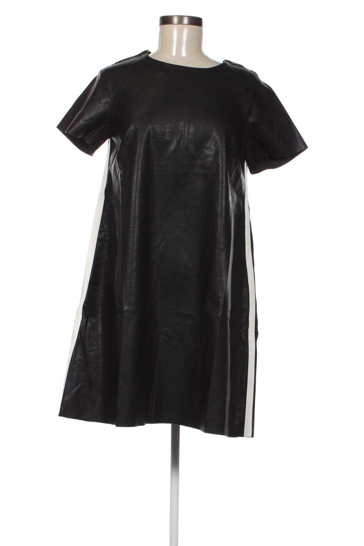Kožené šaty  Funky Buddha, Velikost S, Barva Černá, Cena  458,00 Kč