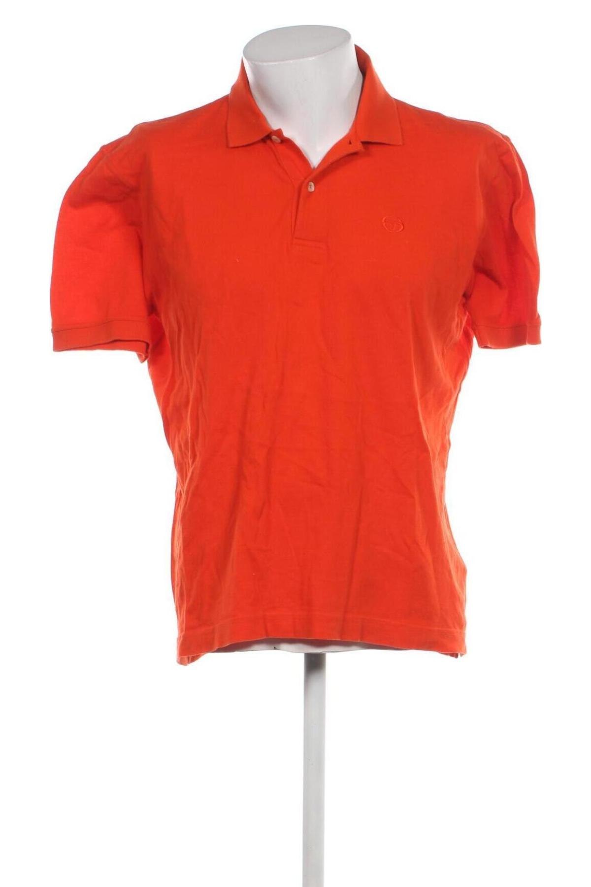 Herren Shirt Sergio Tacchini, Größe L, Farbe Orange, Preis 27,14 €