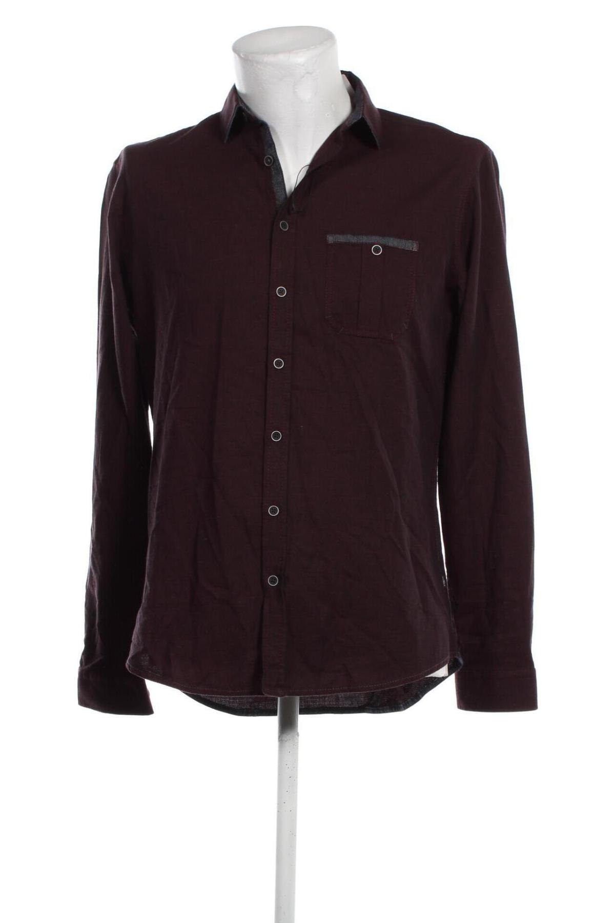 Мъжка риза Engbers, Размер M, Цвят Червен, Цена 26,91 лв.