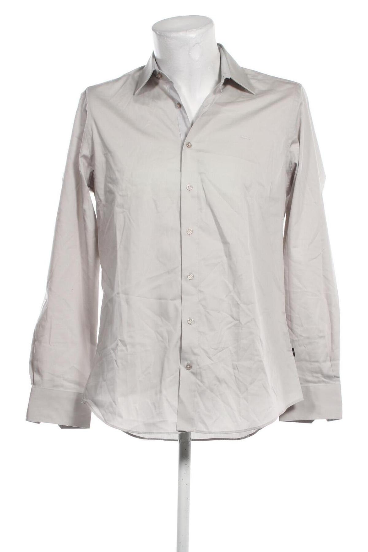 Ανδρικό πουκάμισο Engbers, Μέγεθος M, Χρώμα Γκρί, Τιμή 60,31 €