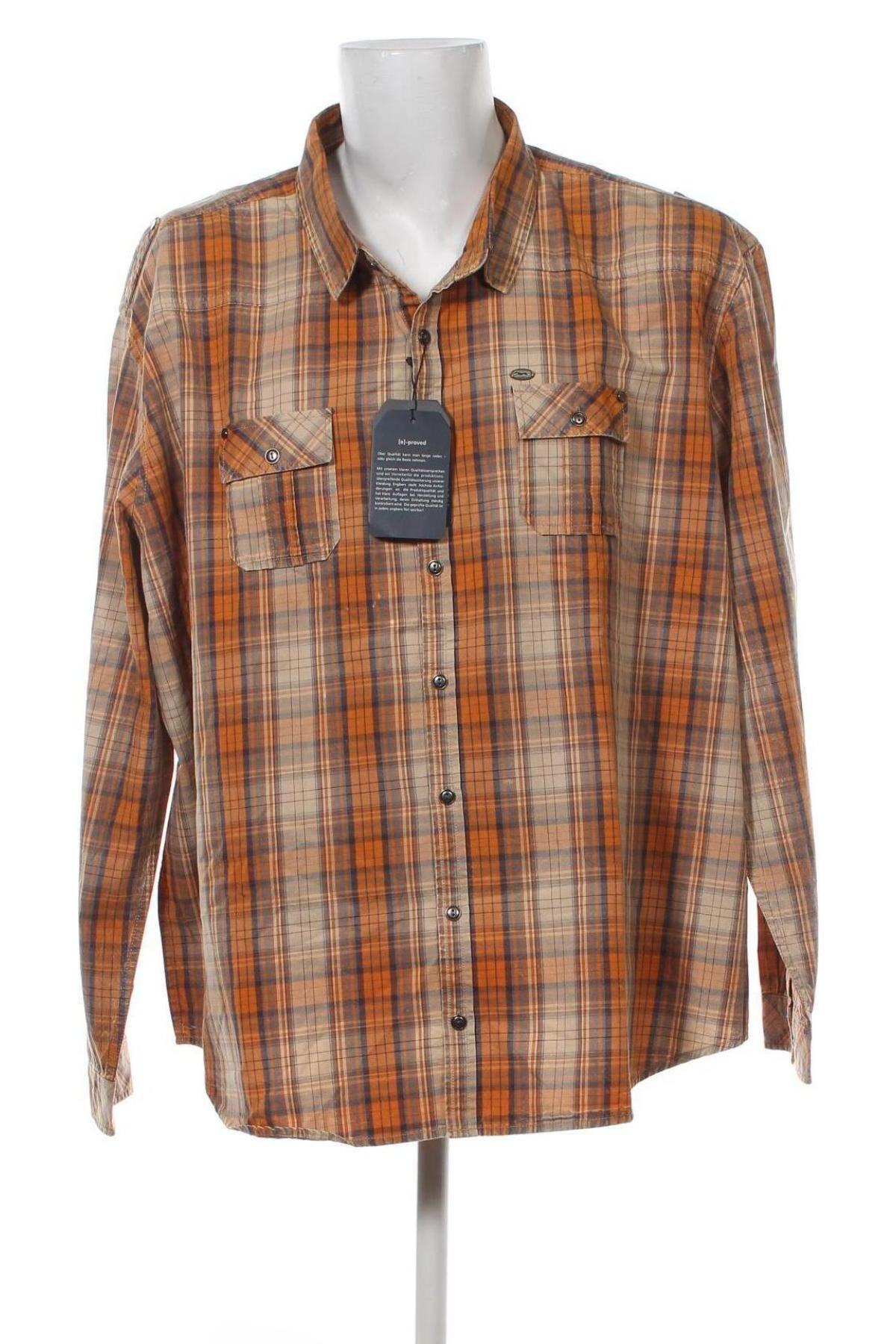 Ανδρικό πουκάμισο Engbers, Μέγεθος 5XL, Χρώμα Πολύχρωμο, Τιμή 60,31 €