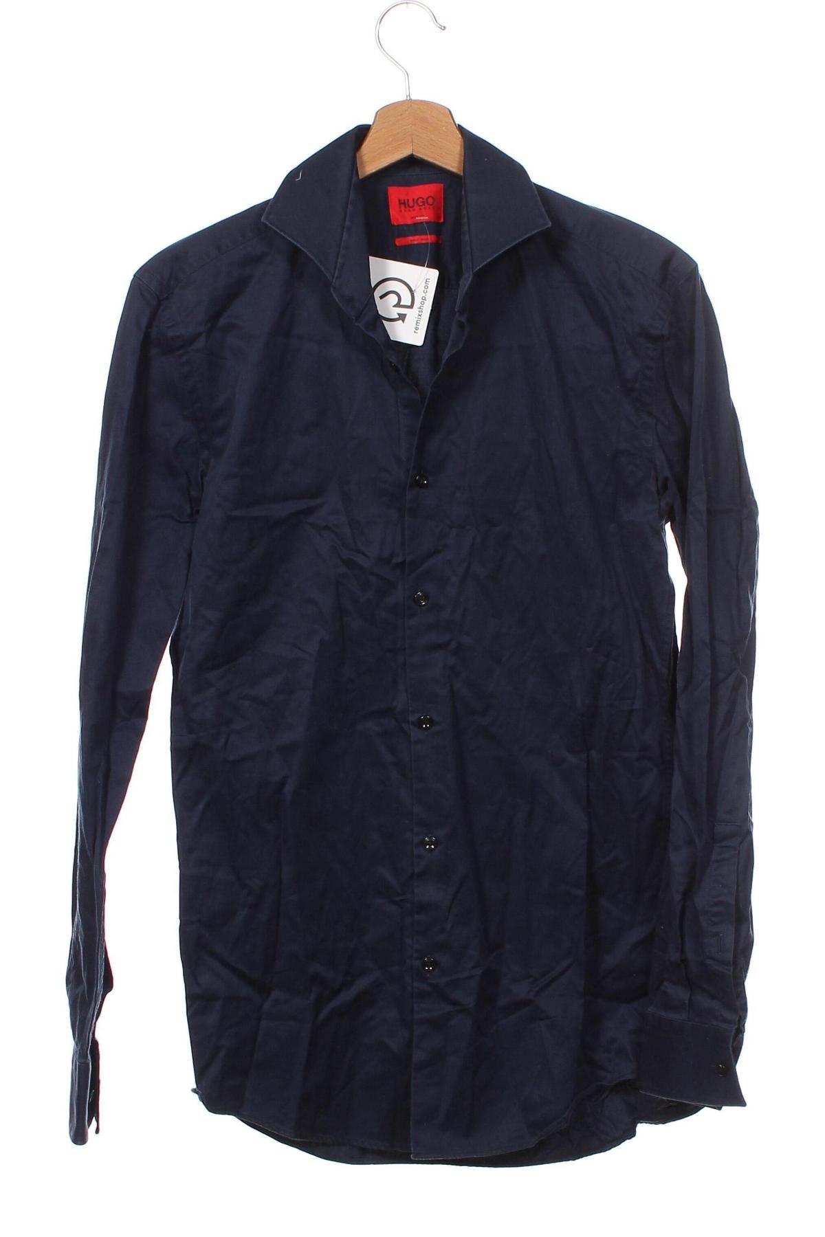 Ανδρικό πουκάμισο Hugo Boss, Μέγεθος S, Χρώμα Μπλέ, Τιμή 43,08 €