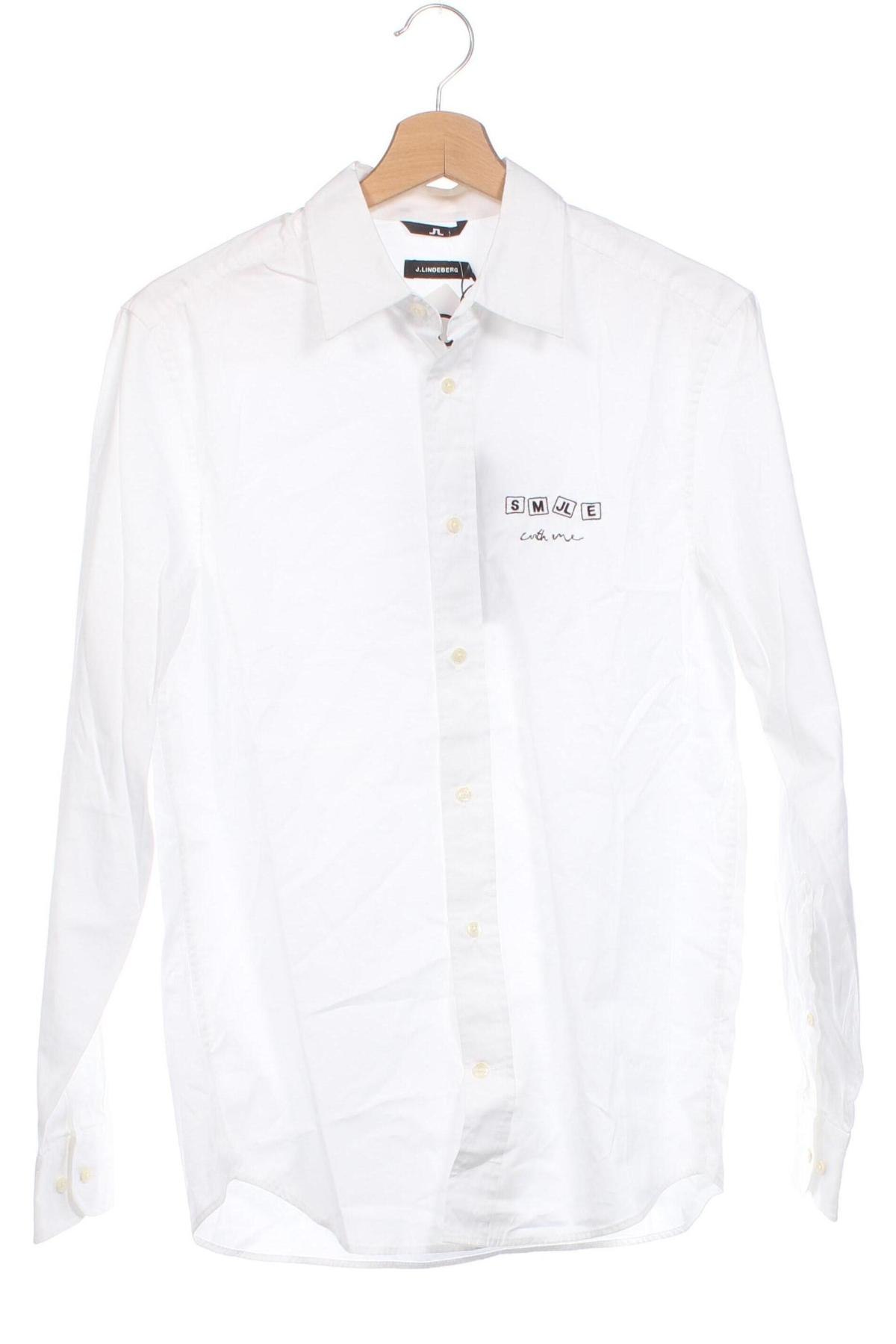 Мъжка риза J.Lindeberg, Размер S, Цвят Бял, Цена 40,50 лв.
