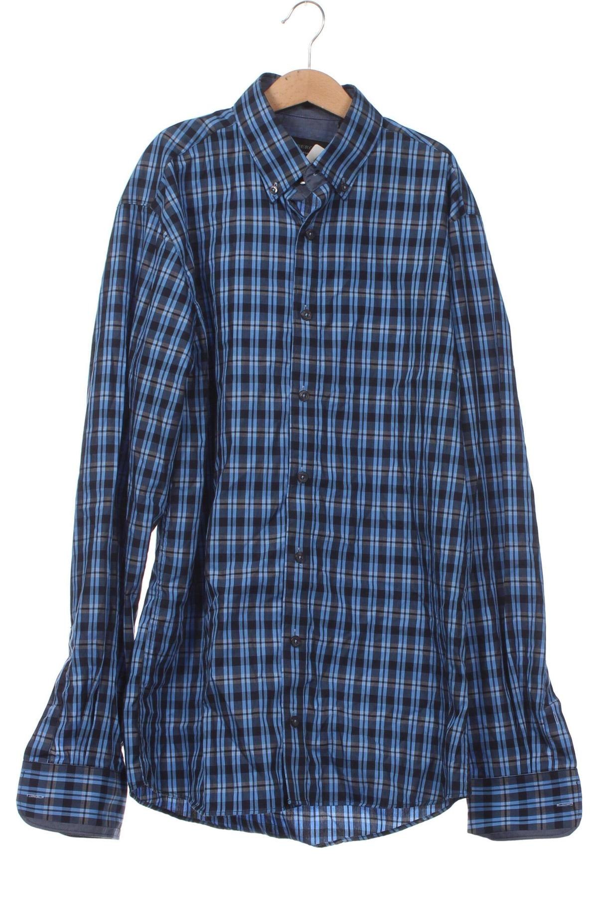 Ανδρικό πουκάμισο Lindbergh, Μέγεθος S, Χρώμα Μπλέ, Τιμή 3,62 €