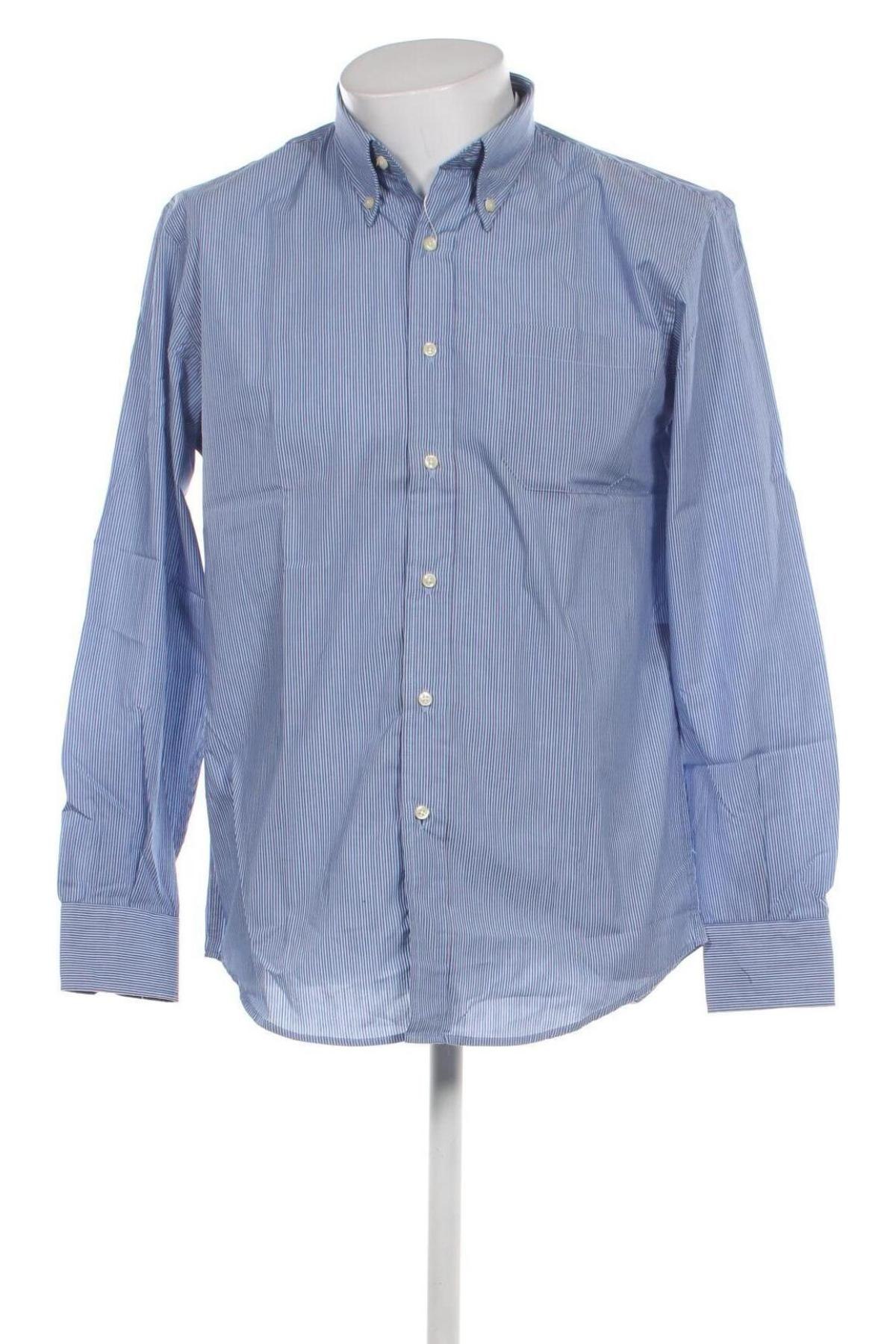 Herrenhemd Oviesse, Größe M, Farbe Blau, Preis 12,67 €