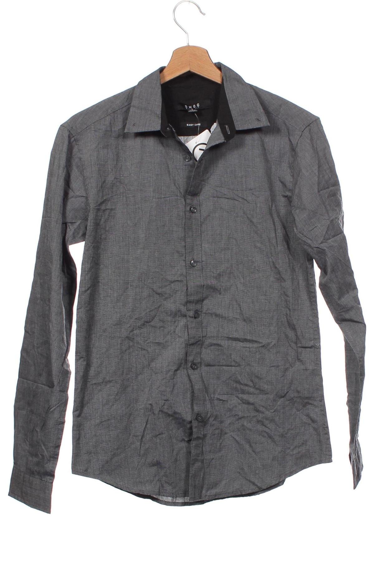 Herrenhemd Smog, Größe S, Farbe Grau, Preis 20,18 €