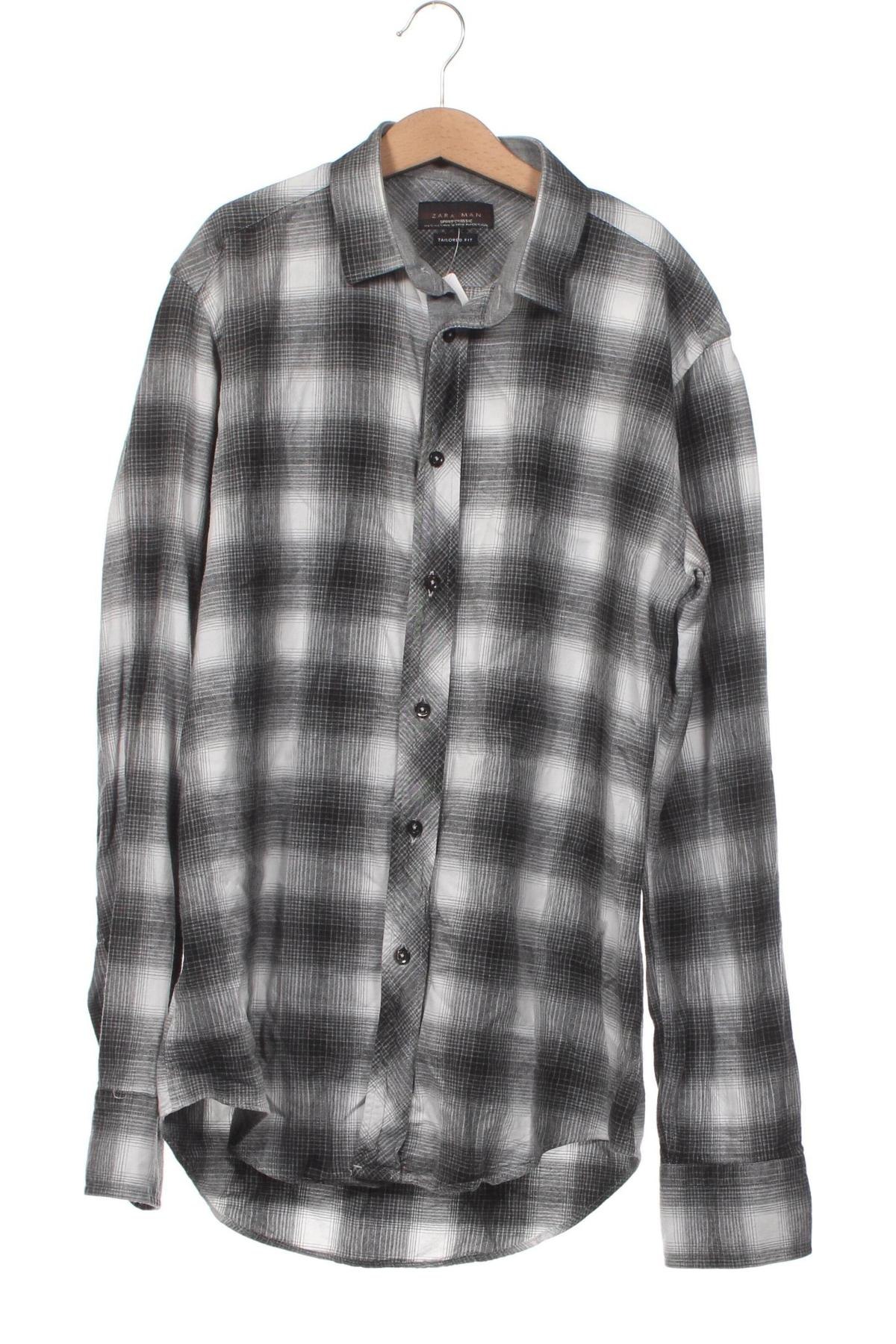 Ανδρικό πουκάμισο Zara Man, Μέγεθος S, Χρώμα Πολύχρωμο, Τιμή 3,79 €