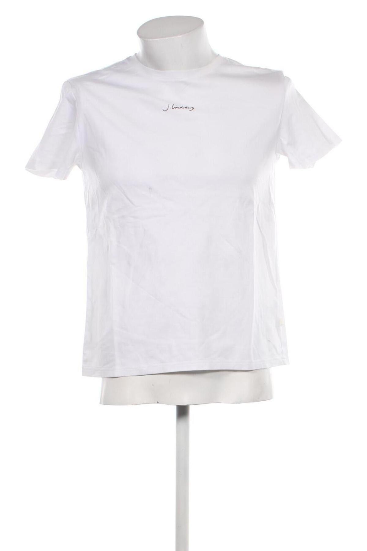 Мъжка тениска J.Lindeberg, Размер L, Цвят Бял, Цена 68,00 лв.