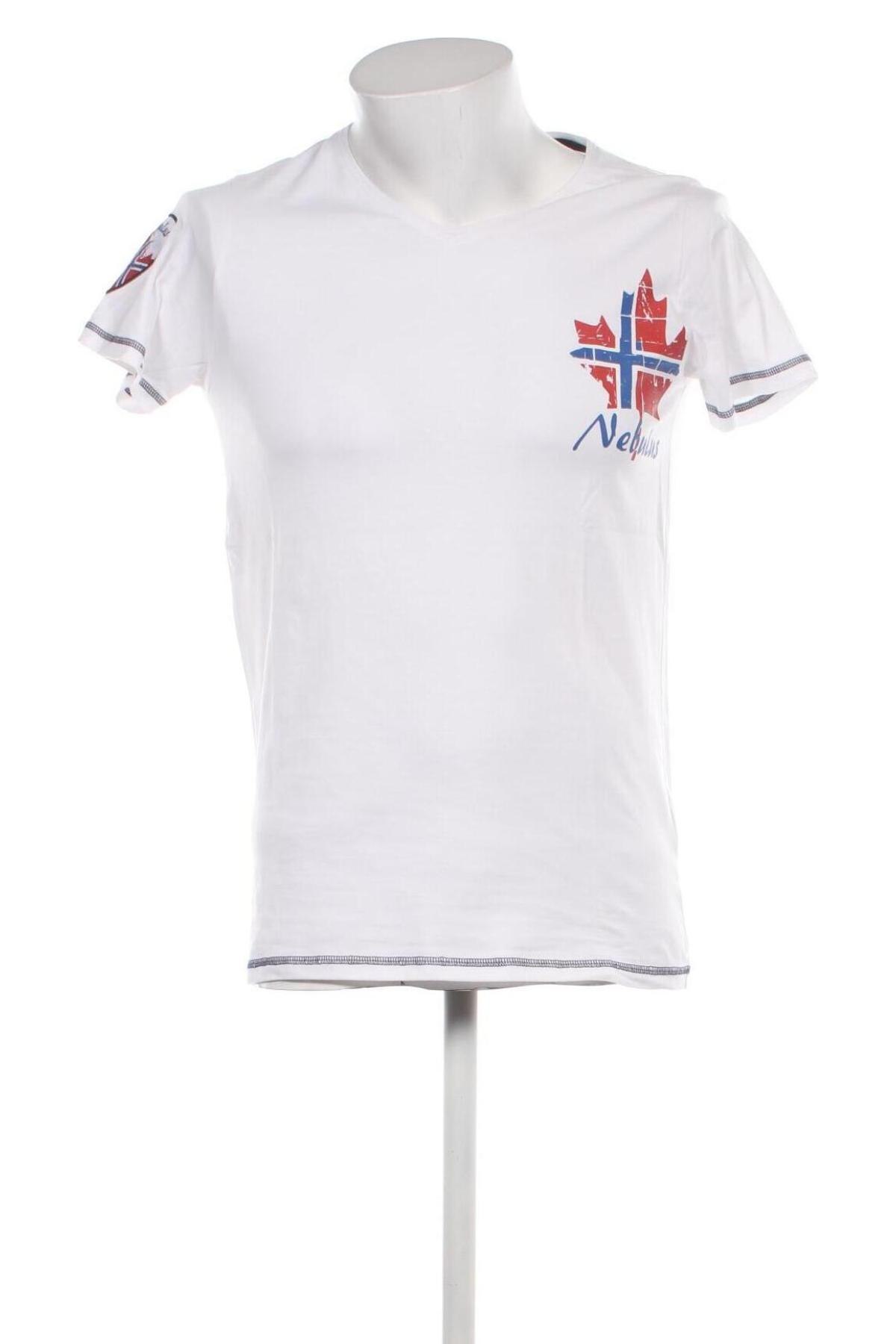 Herren T-Shirt Nebulus, Größe S, Farbe Weiß, Preis 6,96 €
