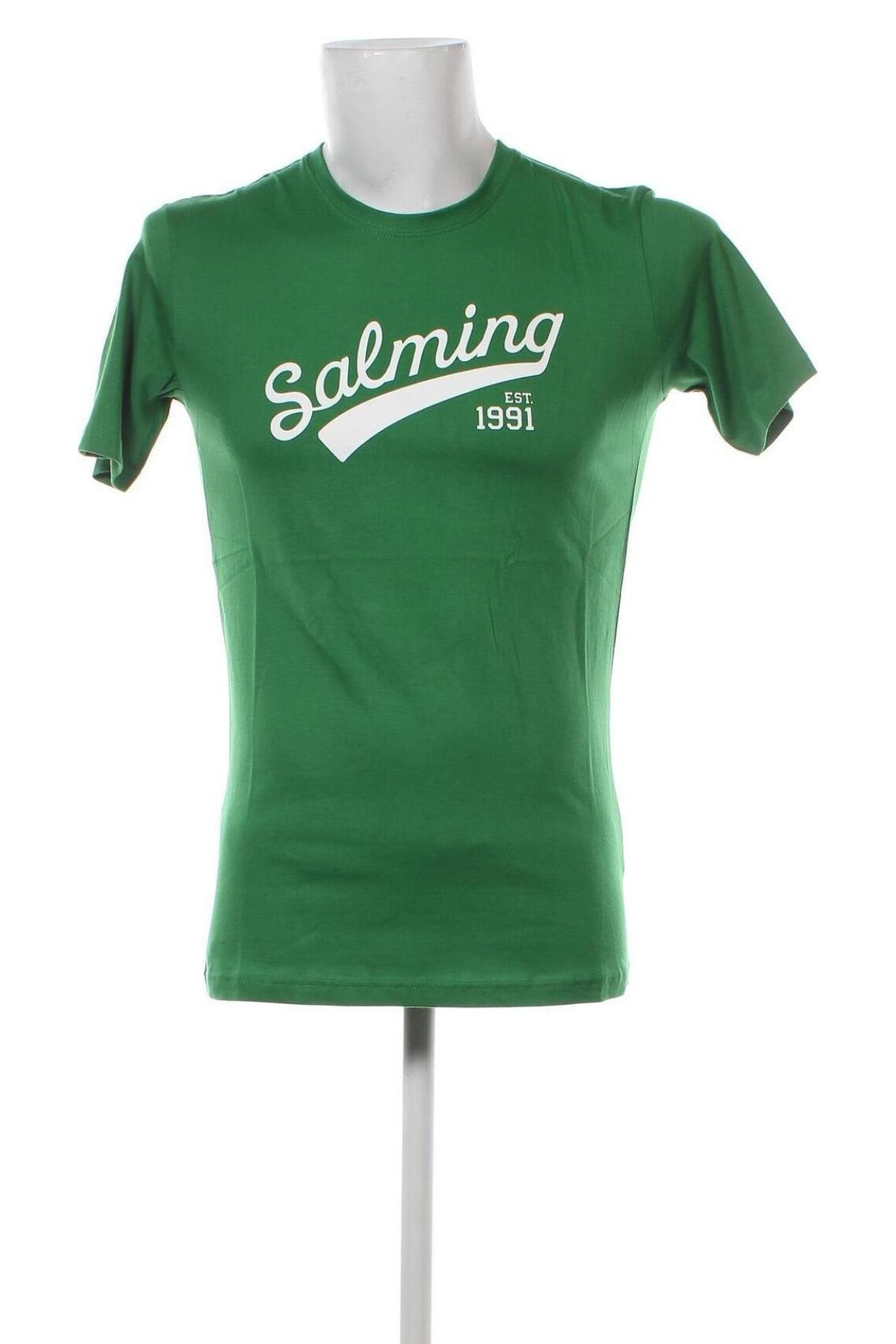 Męski T-shirt Salming, Rozmiar S, Kolor Zielony, Cena 77,30 zł