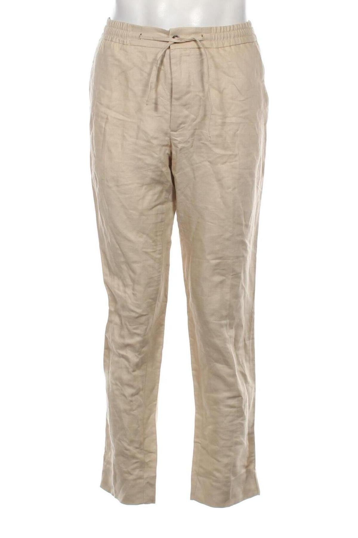 Мъжки панталон J.Lindeberg, Размер S, Цвят Бежов, Цена 191,00 лв.