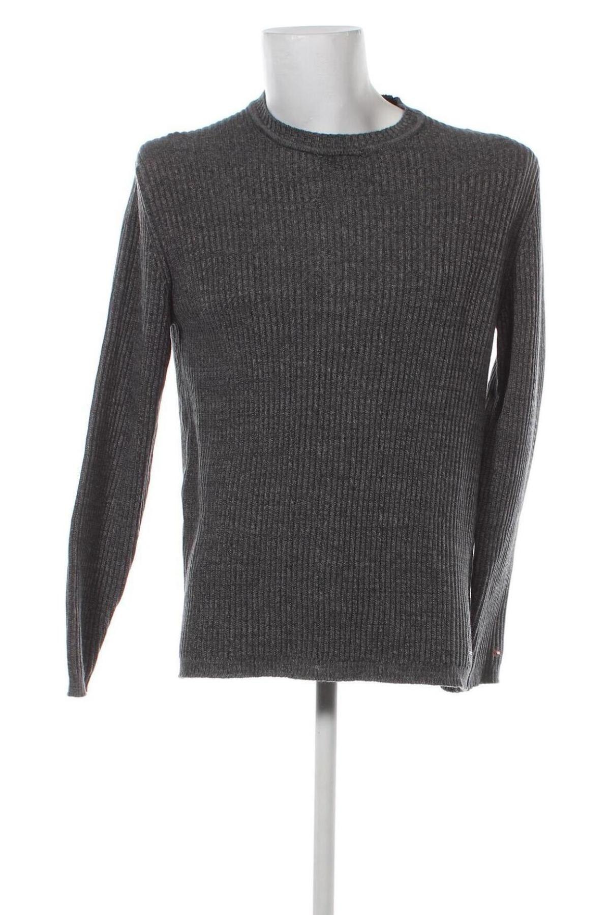 Мъжки пуловер Emilio Adani, Размер M, Цвят Сив, Цена 18,00 лв.