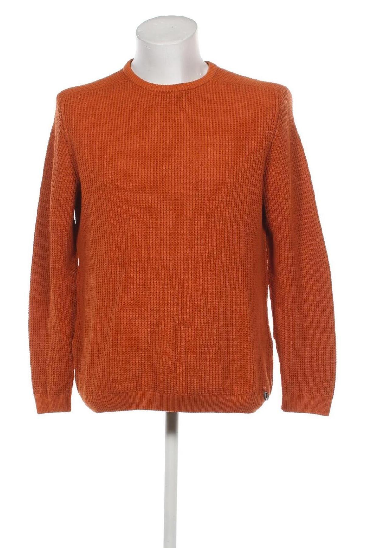 Ανδρικό πουλόβερ Engbers, Μέγεθος L, Χρώμα Πορτοκαλί, Τιμή 52,58 €