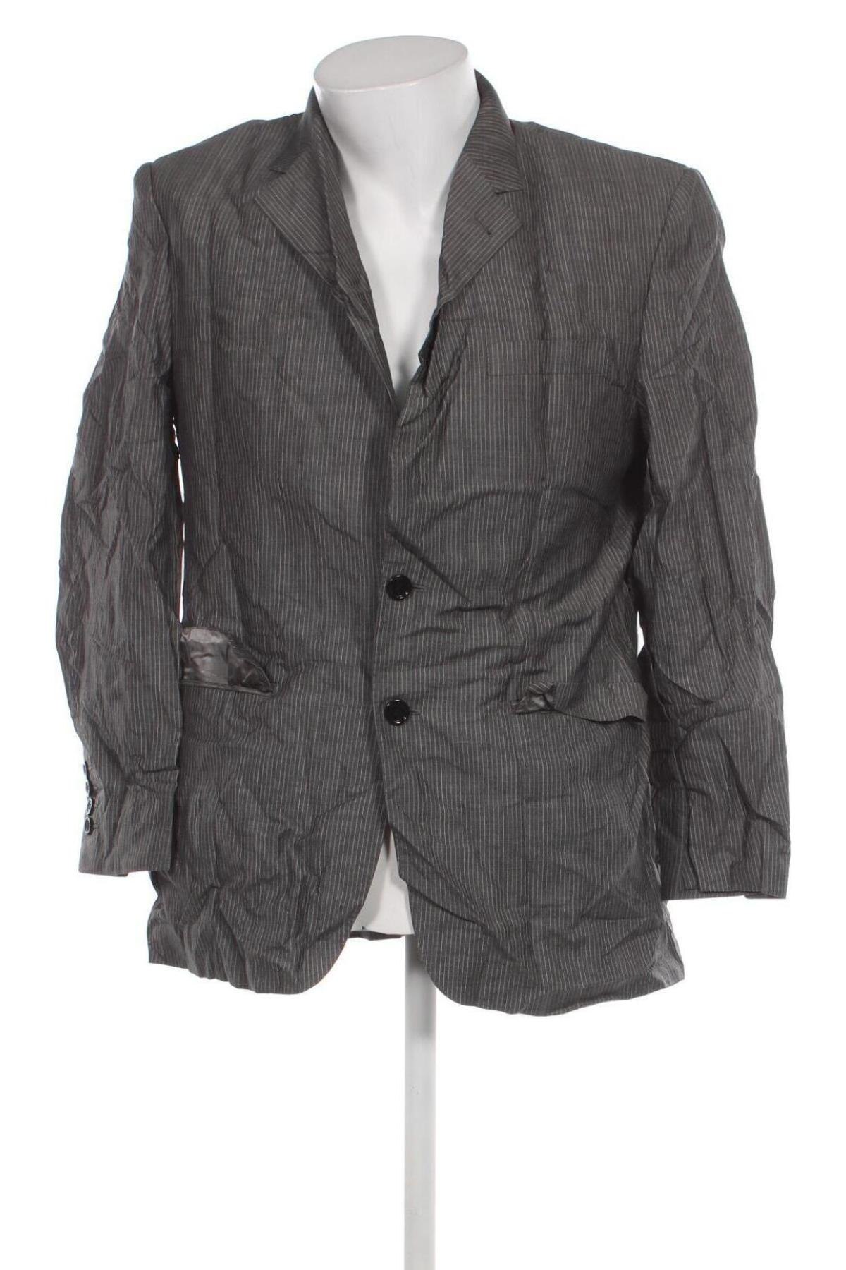 Мъжко сако Pedro Del Hierro, Размер L, Цвят Сив, Цена 9,72 лв.