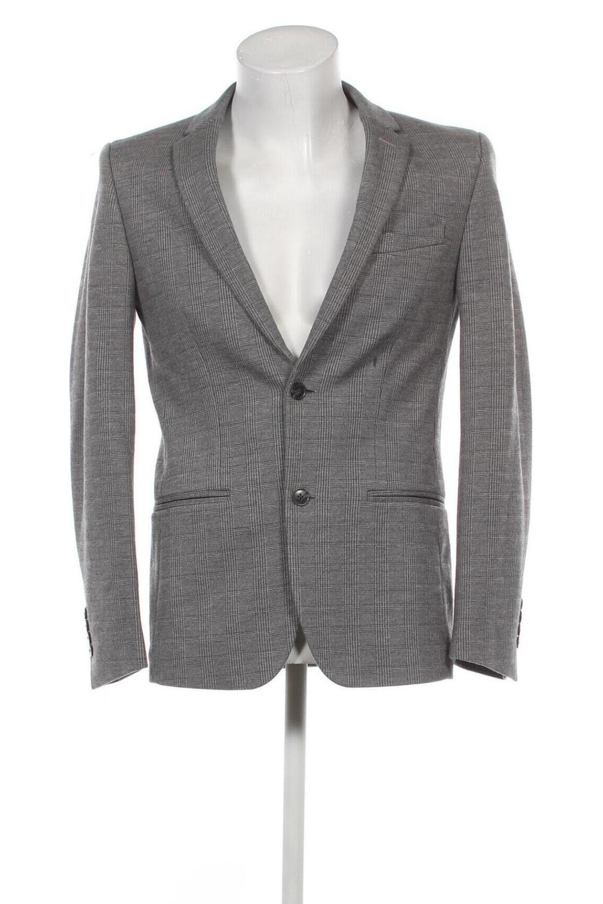 Herren Sakko River Island, Größe S, Farbe Grau, Preis € 22,06