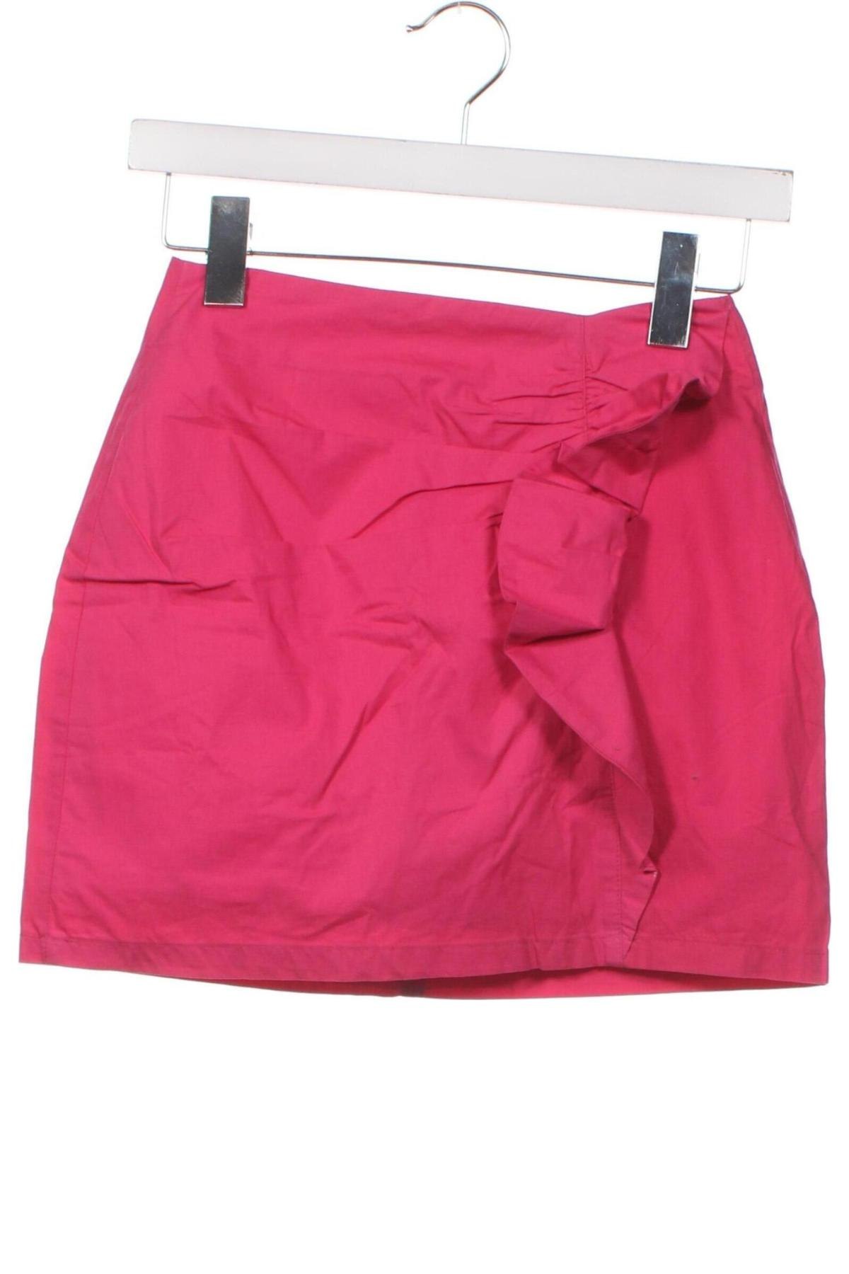 Φούστα Pull&Bear, Μέγεθος XS, Χρώμα Ρόζ , Τιμή 2,82 €