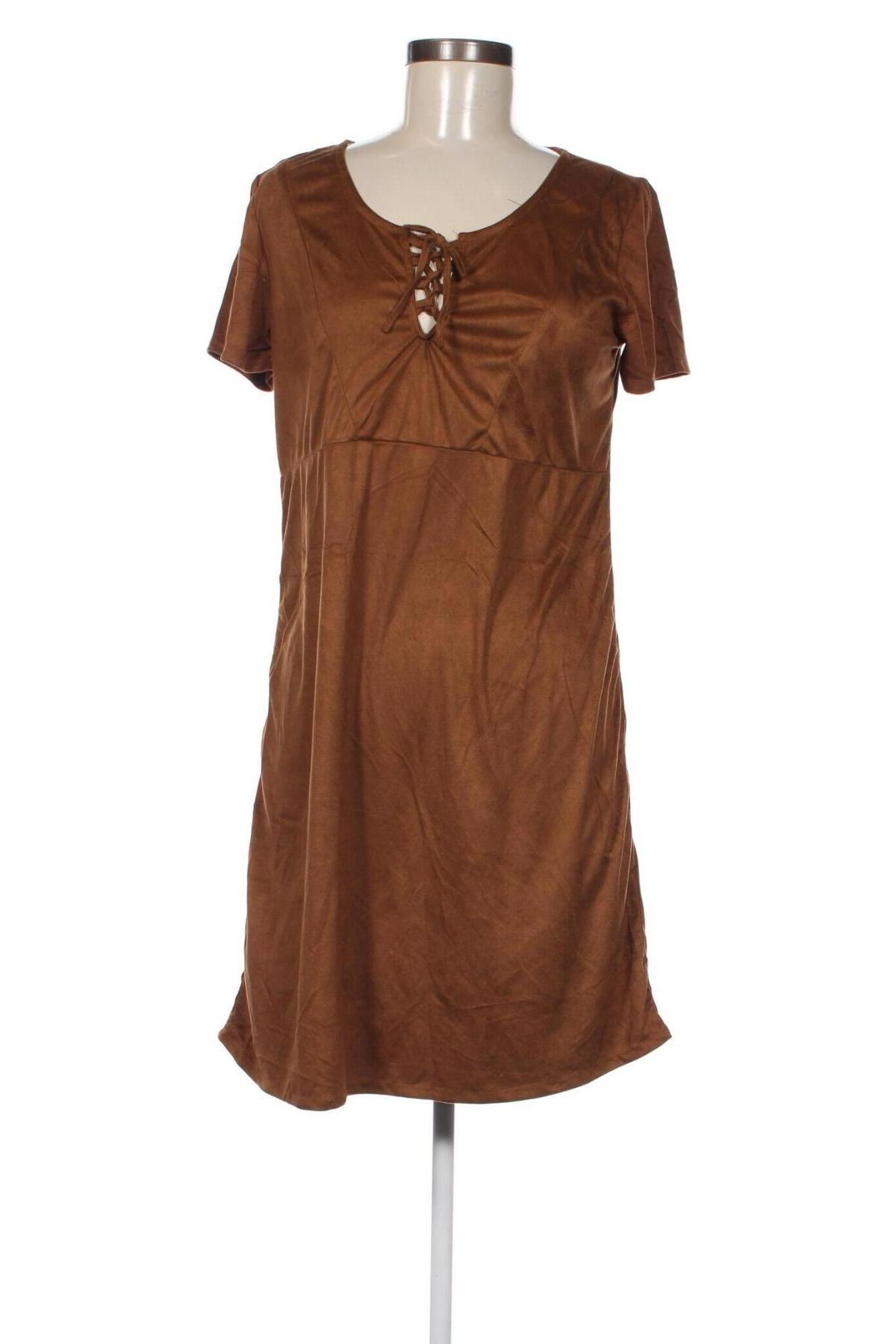 Šaty  Moodo, Veľkosť M, Farba Hnedá, Cena  6,84 €