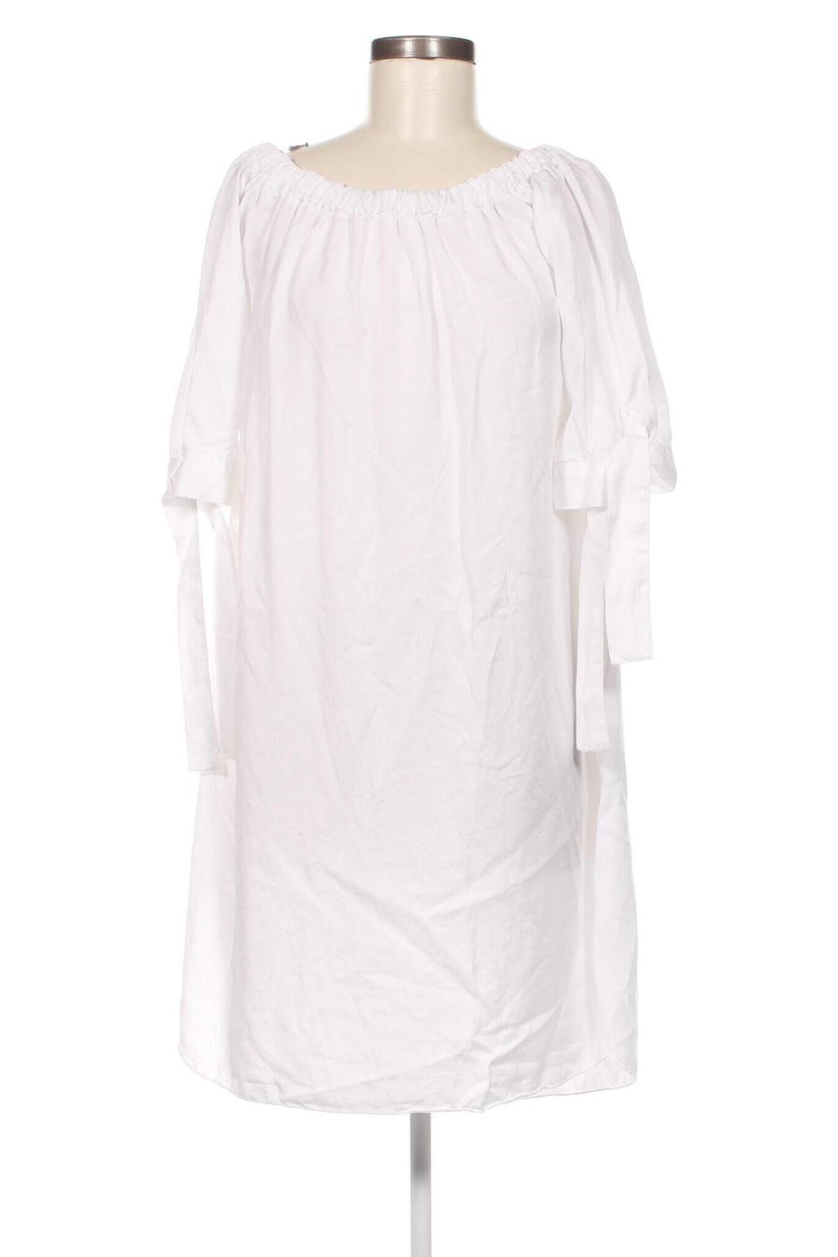 Kleid Piazza Italia, Größe S, Farbe Weiß, Preis 12,71 €