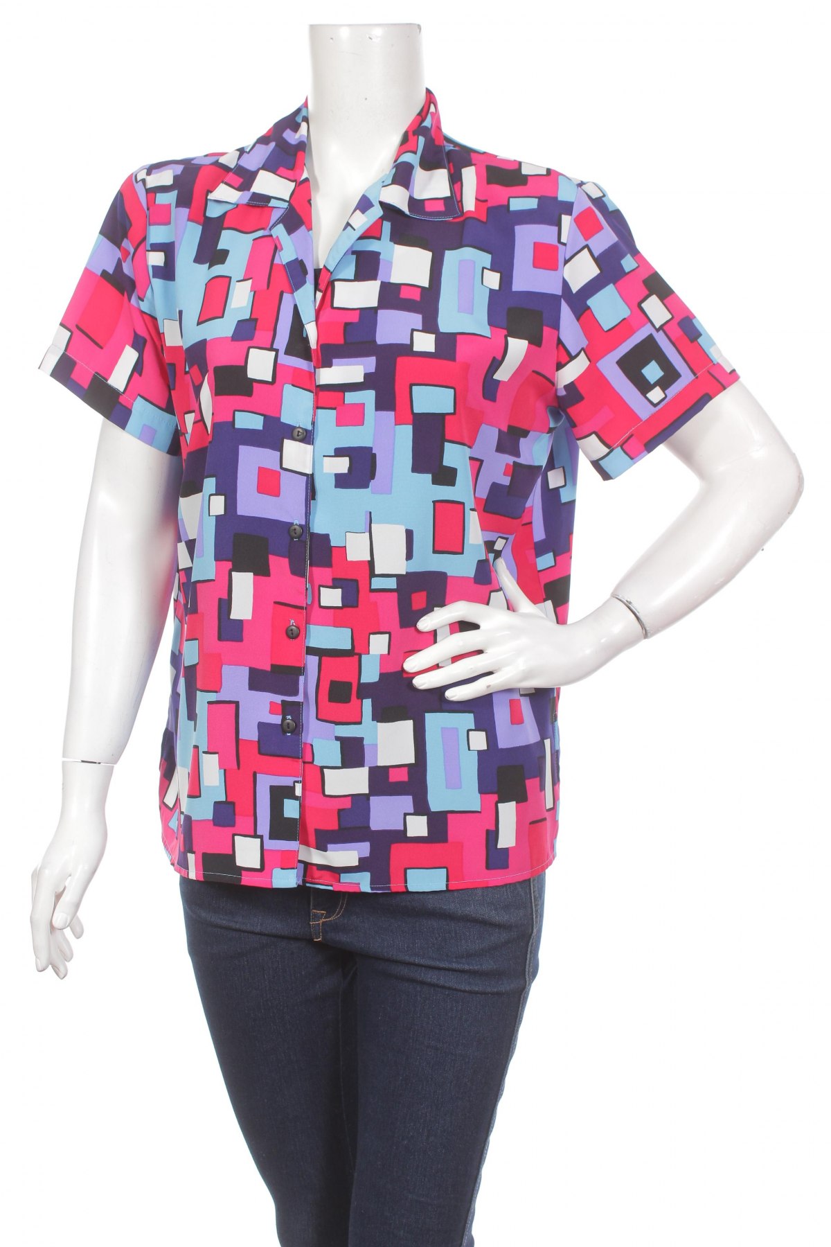 Γυναικείο πουκάμισο Notations, Μέγεθος M, Χρώμα Πολύχρωμο, Τιμή 11,13 €
