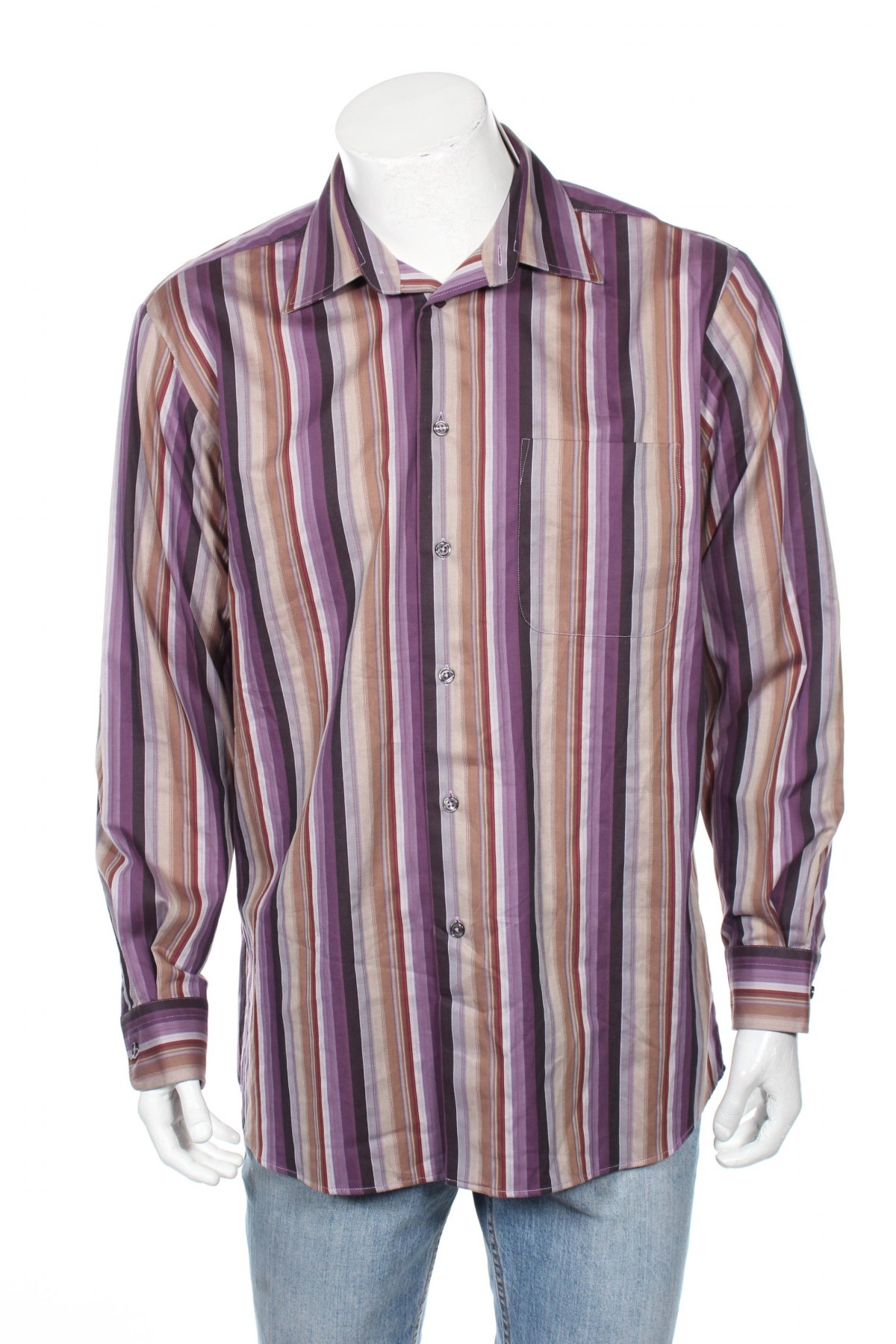 Мъжка риза, Размер L, Цвят Многоцветен, Цена 4,75 лв.