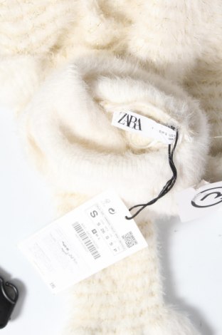 Дамски пуловер Zara, Размер S, Цвят Бял, Цена 51,75 лв.
