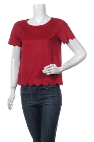 Дамска блуза Alya, Размер S, Цвят Червен, Полиестер, Цена 8,19 лв.