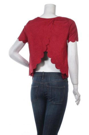 Дамска блуза Alya, Размер S, Цвят Червен, Полиестер, Цена 13,65 лв.