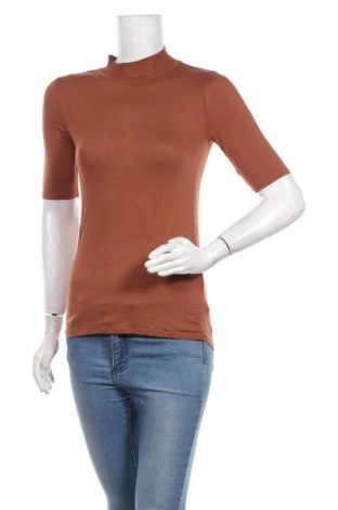 Bluză de femei Etam, Mărime XS, Culoare Maro, 95% viscoză, 5% elastan, Preț 94,08 Lei