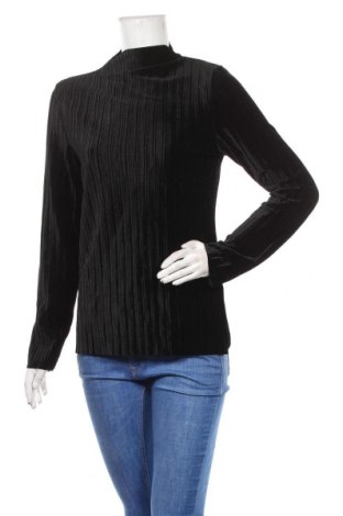Γυναικεία μπλούζα Gina Tricot, Μέγεθος L, Χρώμα Μαύρο, 95% πολυεστέρας, 5% ελαστάνη, Τιμή 16,89 €