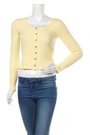 Дамска блуза Mudd, Размер XS, Цвят Жълт, 60% памук, 40% полиестер, Цена 27,30 лв.