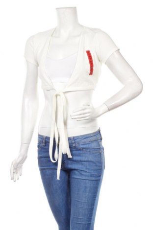 Γυναικεία μπλούζα Pull&Bear, Μέγεθος M, Χρώμα Λευκό, 50% βαμβάκι, 47% πολυεστέρας, 3% ελαστάνη, Τιμή 10,05 €