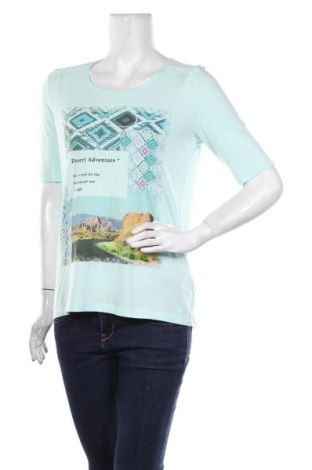 Дамска блуза S.Oliver, Размер S, Цвят Син, 50% памук, 50% модал, Цена 10,40 лв.
