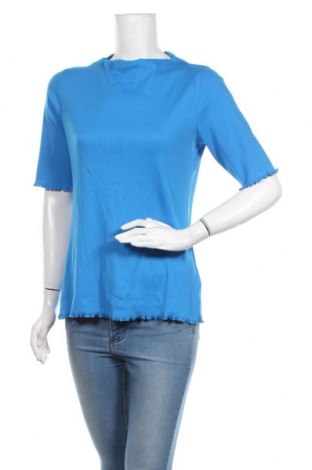 Дамска блуза Street One, Размер M, Цвят Син, 95% памук, 5% еластан, Цена 35,04 лв.